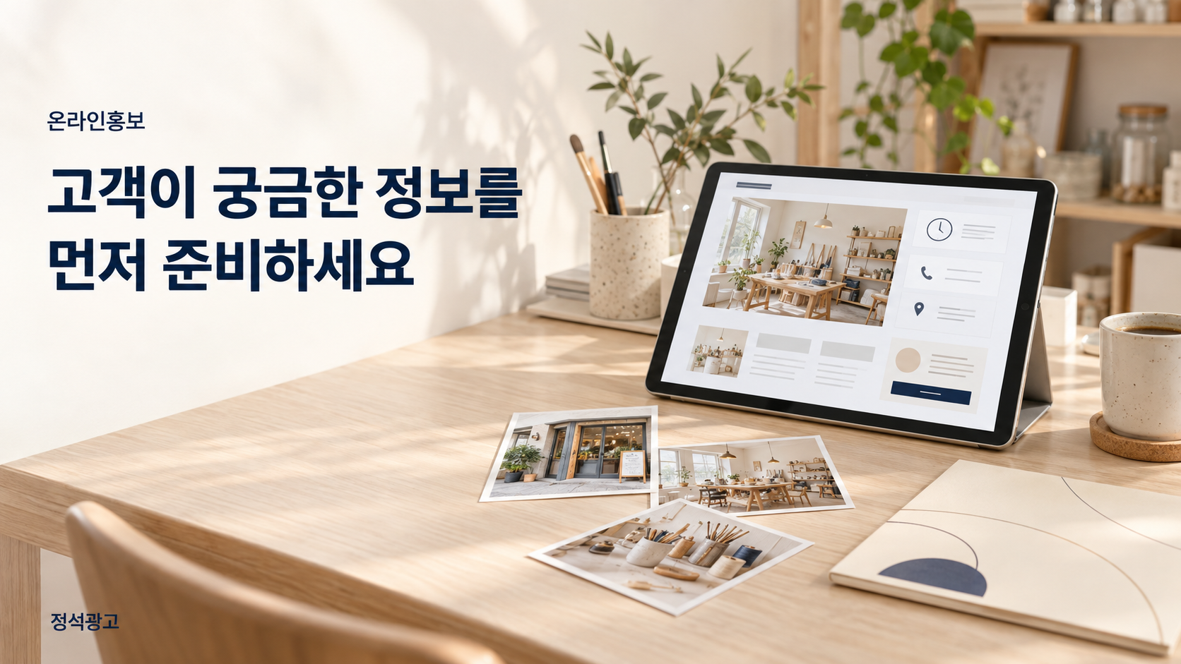 고객이 궁금한 정보를 먼저 준비하세요