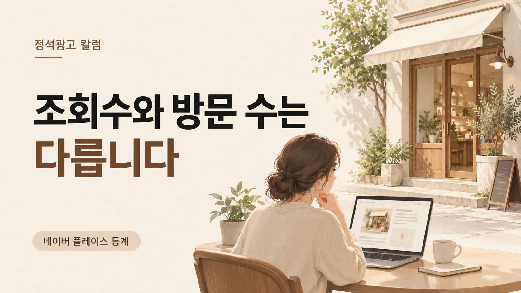 조회수와 방문 수는 다릅니다