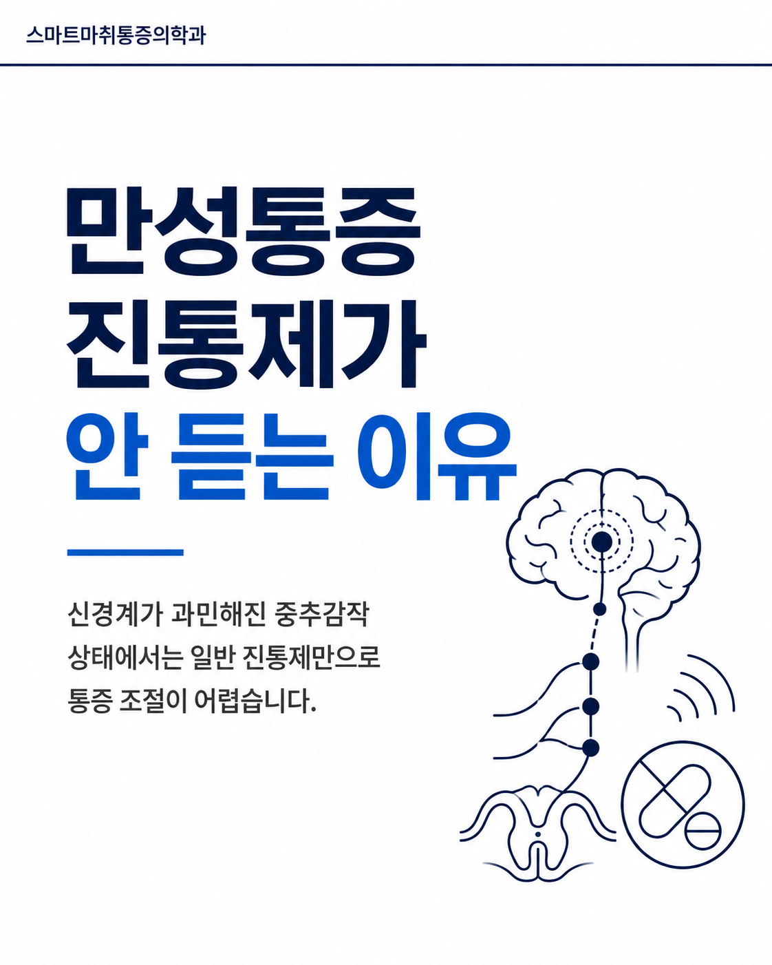 만성통증, 진통제가 안 듣는 이유