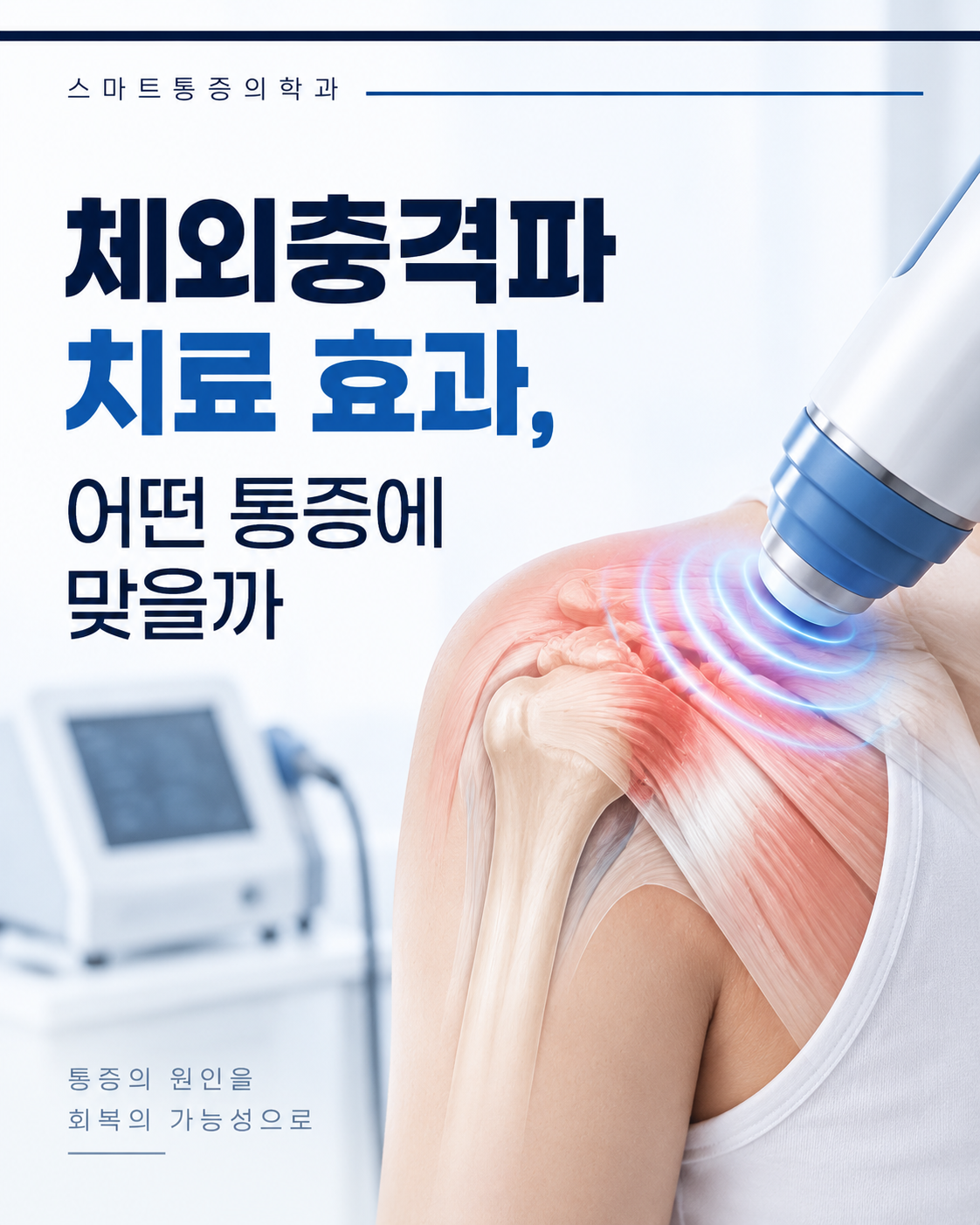 체외충격파 치료 효과, 어떤 통증에 맞을까